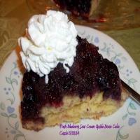Fresh Blueberry / Sour Cream Upside Down Cake_image
