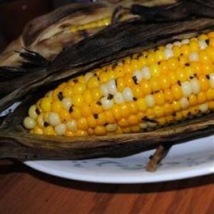 Grilled Corn with Chive Butter_image