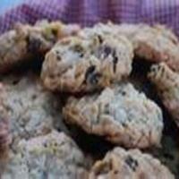 oatmeal raisin cookies in a jar_image