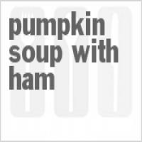 Pumpkin Soup With Ham_image