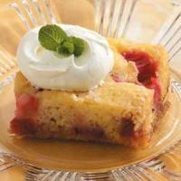 Rhubarb Dessert Cake image