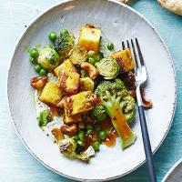 Spiced broccoli, paneer & peas with garam masala cashews_image