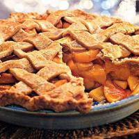Spiced Peach Pie with Lattice Crust_image