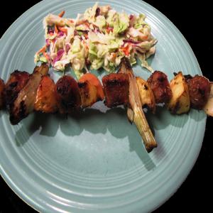 Sausage Fennel and Apple Skewers image