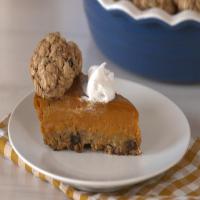 Oat Milk Pumpkin Pie with Oatmeal Cookie Crust image