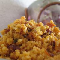Roasted Pecan Couscous with Sun Dried Tomatoes and Mushrooms image