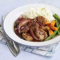Sticky pork with cranberries_image