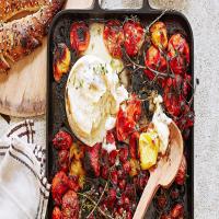 Roasted Tomatoes and Cheese with Thyme_image