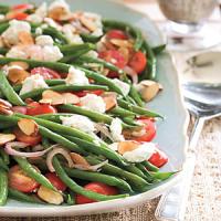 Green Beans with Goat Cheese, Tomatoes, and Almonds Recipe - (4.5/5)_image