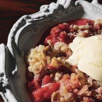 Strawberry and Rhubarb Crumble image