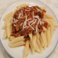 Mostaccioli With Meat Sauce_image