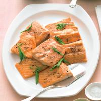 Salmon with Tarragon-Yogurt Sauce image