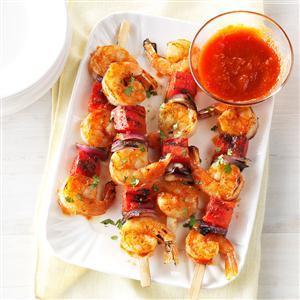 Spicy Shrimp & Watermelon Kabobs Recipe_image