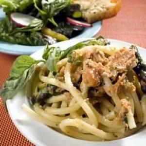Spaghetti with Salmon and Asparagus_image