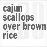 Cajun Scallops over Brown Rice_image