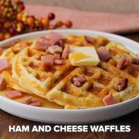 Ham And Cheese Waffles Recipe by Tasty image