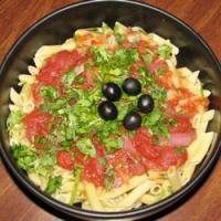 Penne with Mango Chile Sauce image