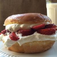 Glazed Doughnut Strawberry Shortcake image