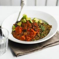 Sweet potato & black bean chilli with zesty quinoa image