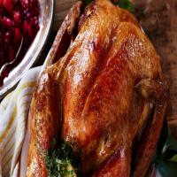 Grilled Salt-and-Pepper Turkey with Giblet Gravy image