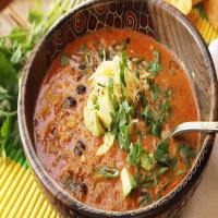 Easy Creamy Chicken Enchilada Soup Recipe_image