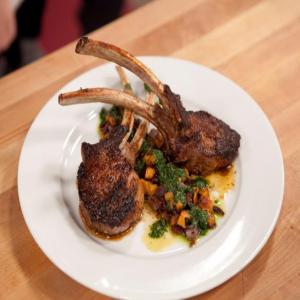 Grilled Lamb Chops with Charmoula image