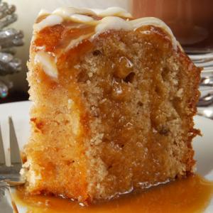 Apple Cake with Caramel Topping Recipe - (4.5/5) image