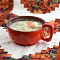 Cheesy Potato Knipla Soup image