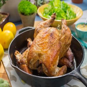 Roasted Chicken with Croutons_image