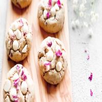 Vegan Rose White Chocolate Chip Oats Cookies Recipe by Tasty_image