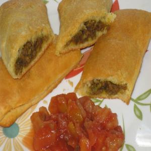 Spicy Jamaican Meat Pies With Island Salsa image