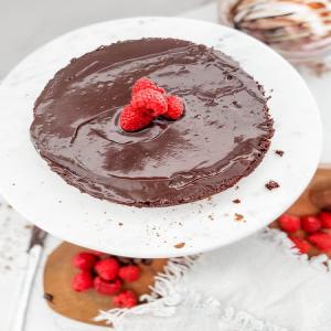 Sugar Free Flourless Chocolate Cake - Pound Dropper_image