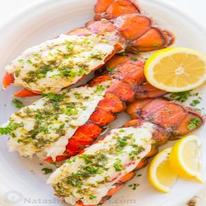 Lobster Tails Recipe with Garlic Lemon Butter_image