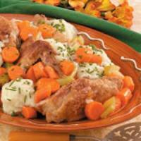 Chicken Fricassee With Dumplings image