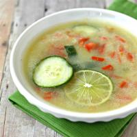 Cucumber Soup with Tomatoes image