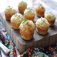 Savory Mini Muffins with Goat Cheese, Red Onion & Rosemary Recipe - (4.3/5)_image
