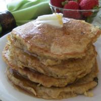 Overnight Raisin Oatmeal Pancakes_image