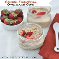 Coconut Strawberry Overnight Oats Recipe - (4.6/5)_image