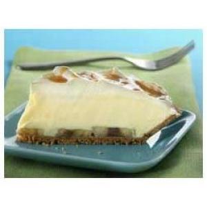 Banana Cream Pie with Caramel Drizzle image