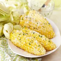 Fresh Corn with Lemon-Basil Parmesan Butter image