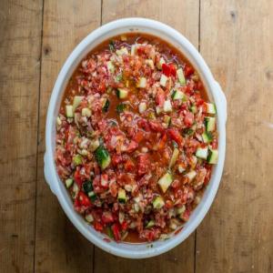 Late Summer Gazpacho with Hatch Chiles image
