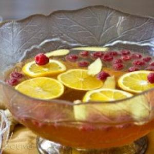 Champagne Punch with Raspberry and Orange Liqueur_image