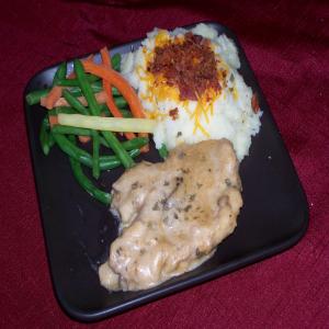 Saucy Crock Pot Pork Chops image