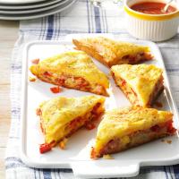 Roasted Red Pepper Triangles image