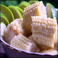 Corn on the Cob With Lime and Melted Butter image
