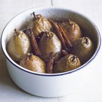 Pears roasted in red wine image