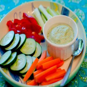 Zucchini and Basil Hummus (Raw Vegan)_image