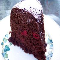 Microwave Chocolate Cherry Snack Cake image