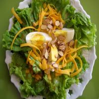 Cheddar Almond Lettuce Salad image