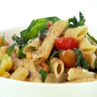 Penne with Brown Butter, Arugula, and Pine Nuts image